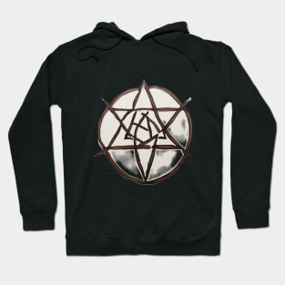 Pentagram Brown Shadow Silhouette Anime Style Collection No. 273 Hoodie